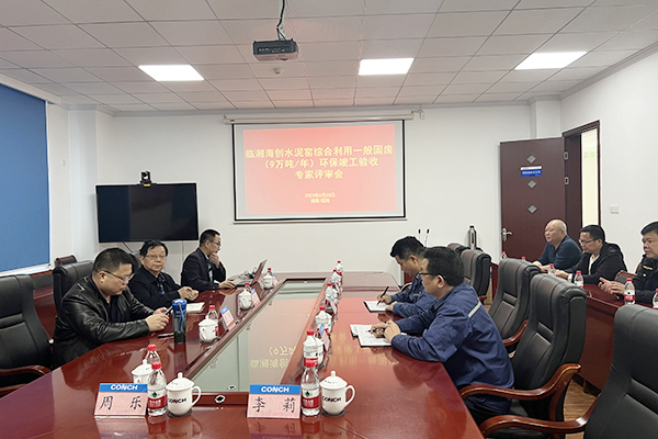 臨湘海創順利通過一般固廢擴容環保竣工驗收評審會
